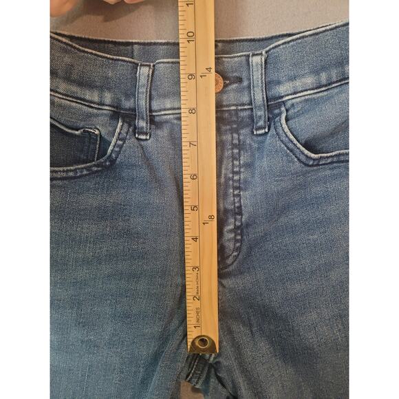 Express 0R High Rise Hyper Stretch Skinny Jeans Dark Wash GUC - Picture 7 of 12